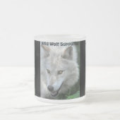 Tasse Givré GRAY WOLF EYES Wildlife Supporter Drinkware (Centre)