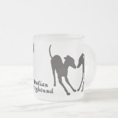 Tasse Givré Greyhounds italien (Devant droit)