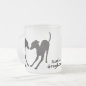 Tasse Givré Greyhounds italien (Devant gauche)