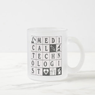 TASSE GIVRÉ GRILLE MÉDICALE/BLOC/PUZZLE DE TECHNOLOGUE