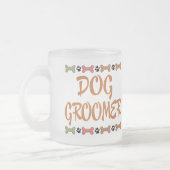 Tasse Givré Groomer mignon de chien de profession d'animal (Gauche)