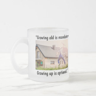 Tasse Givré 'Gros plan est facultatif' Mug/Cup