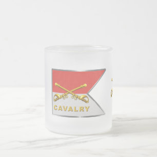 Tasse Givré Guidon des Sabres Croisés de Cavalerie