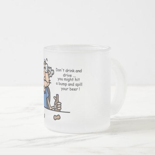 Tasse Givré Gus on Drinking and Driving (Devant droit)