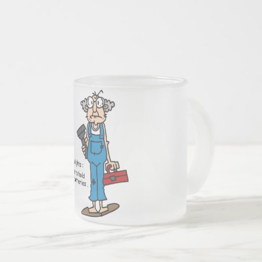 Tasse Givré Gus on Flashlights Tshirts et cadeaux (Devant droit)