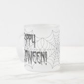 Tasse Givré Halloween Doigts et Toile d'araignée (Devant gauche)