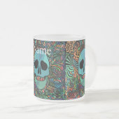 Tasse Givré Halloween Hippie Skull Thunder_cove (Devant droit)