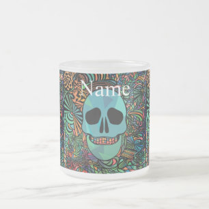 Tasse Givré Halloween Hippie Skull Thunder_cove