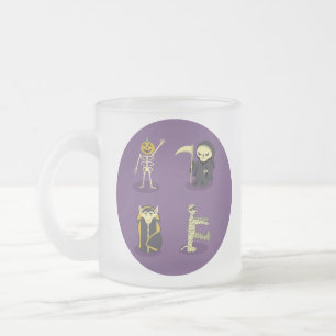 Tasse Givré Halloween Squelette Dracula Mummy Griffe Reaper