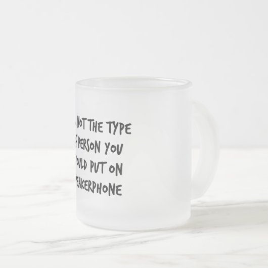 Tasse Givré Haut-parleur (Devant droit)