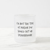 Tasse Givré Haut-parleur (Centre)