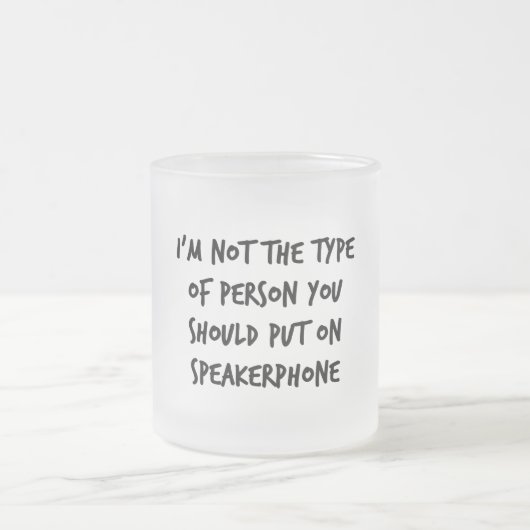 Tasse Givré Haut-parleur (Centre)