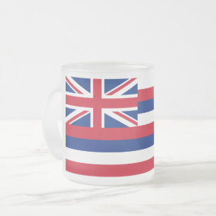 Tasse Givré Hawaii, drapeau de l'État d'Hawaii Aloha Paradis