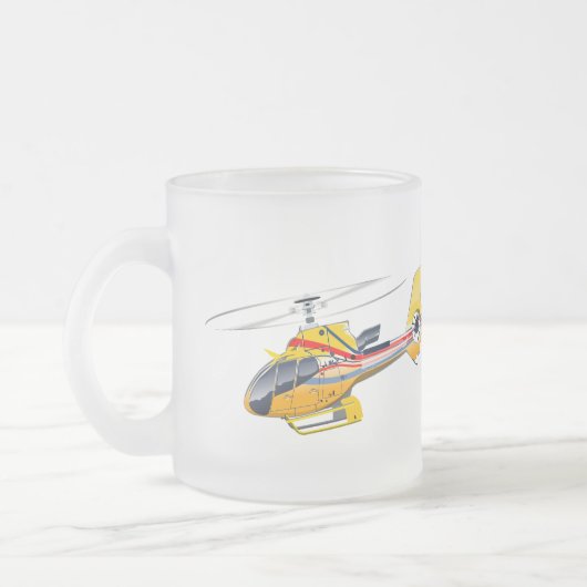 Tasse Givré Hélicoptère de dessin (Gauche)