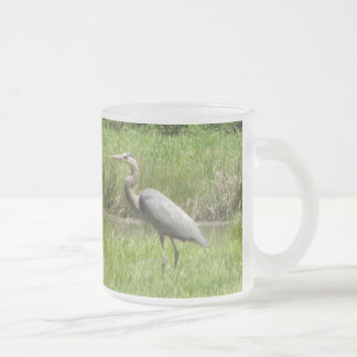 Tasse Givré Héron de grand bleu