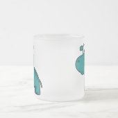 Tasse Givré Hippopotame heureux bleu (Centre)