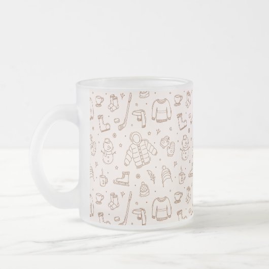 Tasse Givré Hiver à l'extérieur (Gauche)