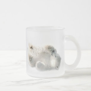 Tasse Givré Hiver congelé arctique animal mignon de CUB d'ours