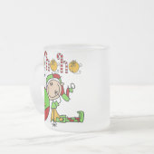 Tasse Givré Ho Ho Ho Noël Mignonne Fête Vacances Elf (Devant gauche)