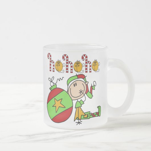 Tasse Givré Ho Ho Ho Noël Mignonne Fête Vacances Elf (Droit)