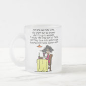 Tasse Givré Hommes et FIne Humour de vin (Gauche)