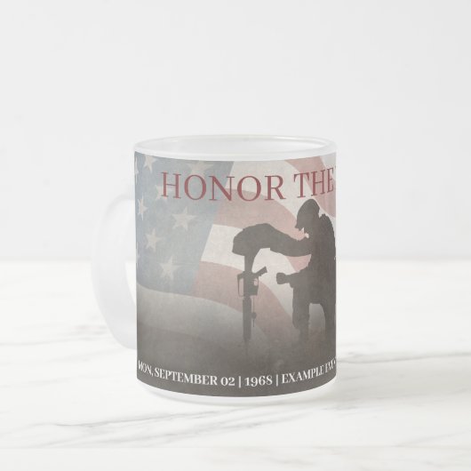 Tasse Givré Honorez les Morts (Devant gauche)