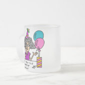 Tasse Givré Humour alternatif d'anniversaire (Devant gauche)