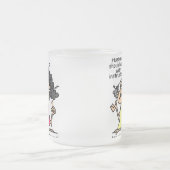 Tasse Givré Humour d'attitude de maris et d'épouses (Centre)