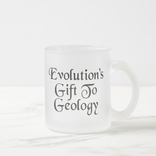 Tasse Givré Humour de l'évolution géologique (Droit)