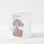 Tasse Givré Humour du lundi (Devant gauche)