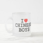 Tasse Givré I garçons de Chinois de coeur (Gauche)