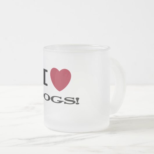 Tasse Givré I le coeur poursuit des T-shirts et des cadeaux (Devant droit)