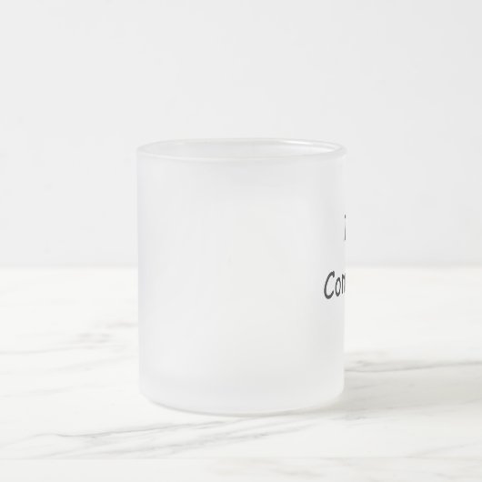 Tasse Givré I Love Comic Sans (Centre)