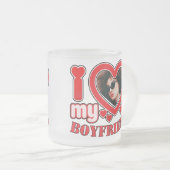 Tasse Givré I Love My Boyfriend Personnalisé (Devant droit)
