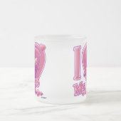 Tasse Givré I Love My Boys rose/violet - coeur (Centre)