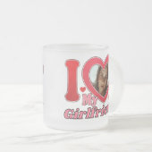 Tasse Givré I Love My Girlfriend Petit ami Femme Mari Photo (Devant droit)