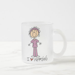 Tasse Givré I Love Nursing T-shirts and Gifts