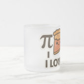 Tasse Givré I Love Pi Sticker - Mignonne Math & Pie Pun Design (Centre)