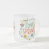 Tasse Givré I Love Spring (Devant droit)