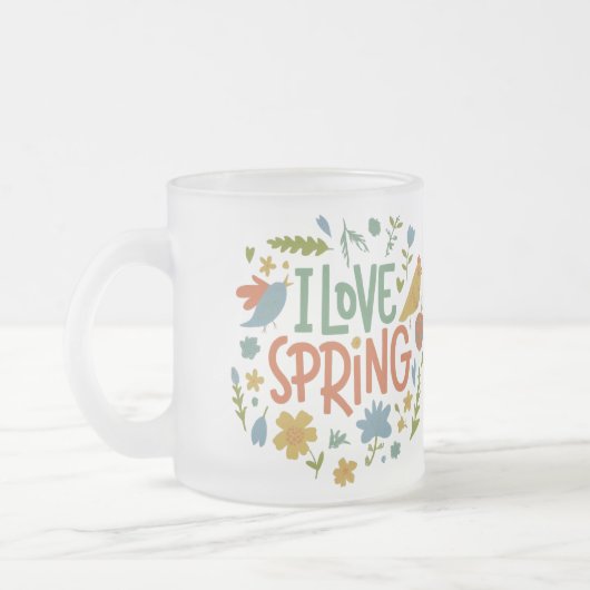 Tasse Givré I Love Spring (Gauche)