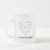 Tasse Givré I Love to Read (Gauche)