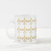 Tasse Givré Icône Classique Fleur-de-Lis Dorée (Gauche)
