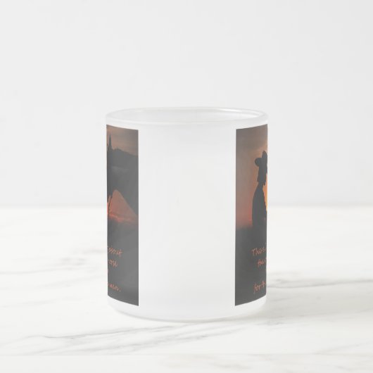 Tasse Givré Il y a quelque chose sur l'extérieur (Centre)