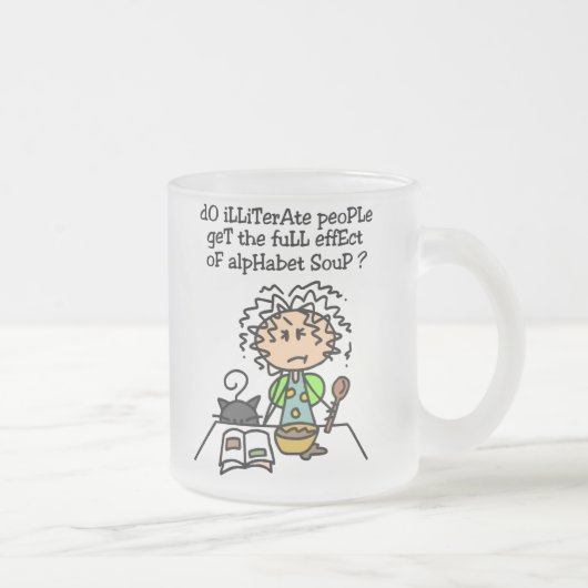 Tasse Givré Illettrer l'Humour populaire (Droit)