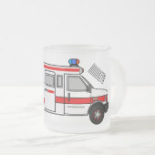 Tasse Givré Illustration d'ambulance (Devant droit)
