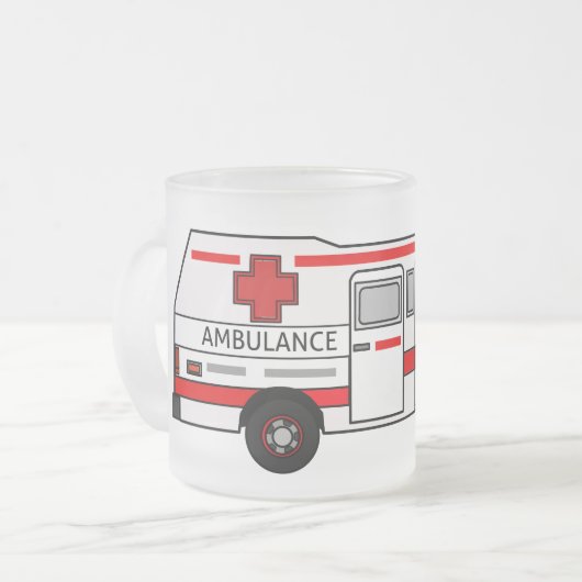 Tasse Givré Illustration d'ambulance (Devant gauche)