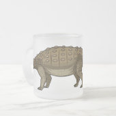 Tasse Givré Illustration d'Ankylosaurus (Devant gauche)