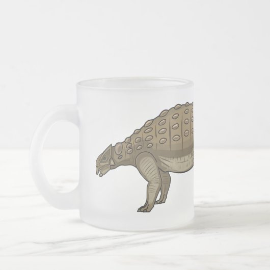 Tasse Givré Illustration d'Ankylosaurus (Gauche)