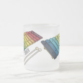 Tasse Givré Illustration de bande dessinée en Xylophone (Centre)