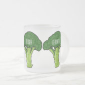Tasse Givré Illustration de Broccoli (Devant droit)